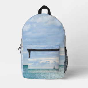 Sailboat on the Water Printed Backpack