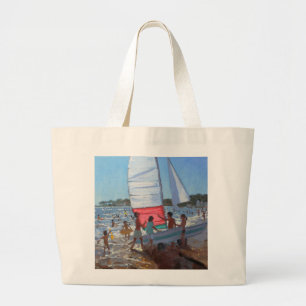 Sailboat Palais Sur Mer 2008 Large Tote Bag