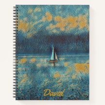 Sailboat Personalised Notebook