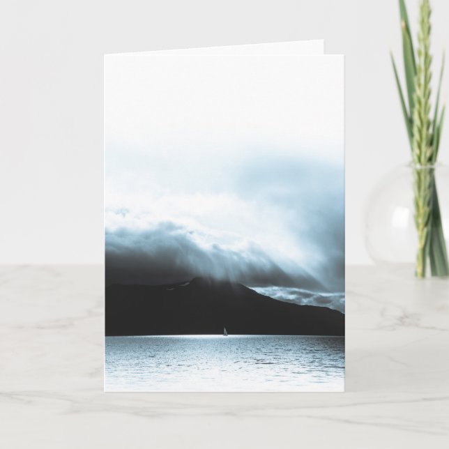 Sailboat photo card (Front)