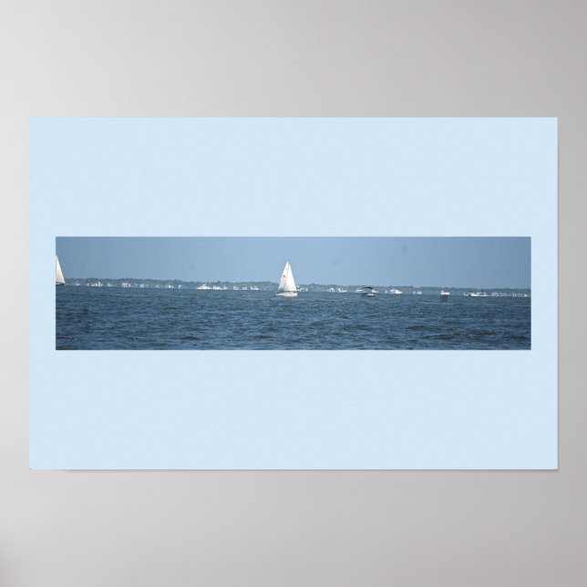 Sailboat Photo Poster (Front)