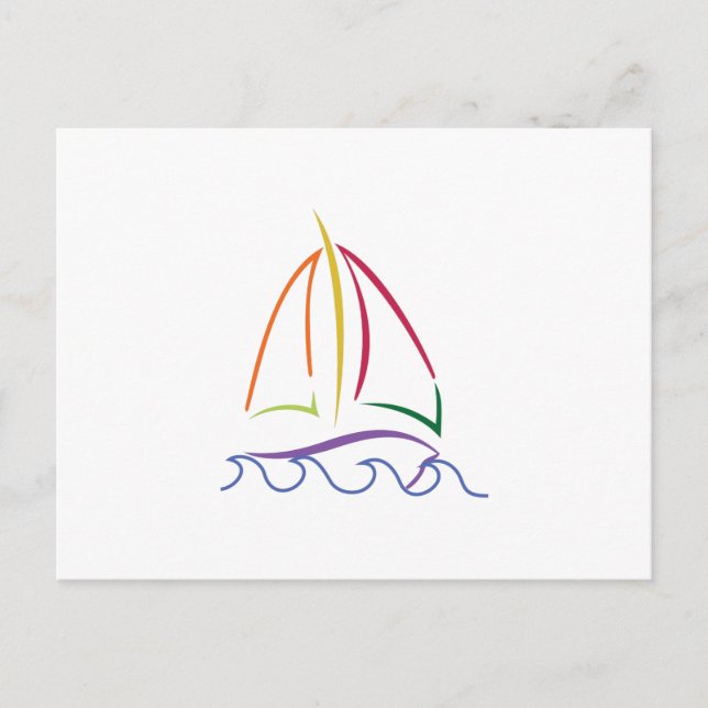 Sailboat Postcard (Front)