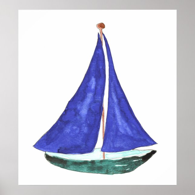 Sailboat Posters & Prints (Front)
