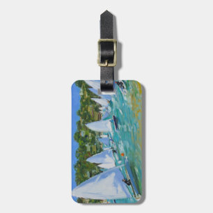Sailboat Race Luggage Tag