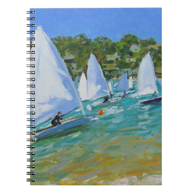 Sailboat Race Spiral Notebook (Front)