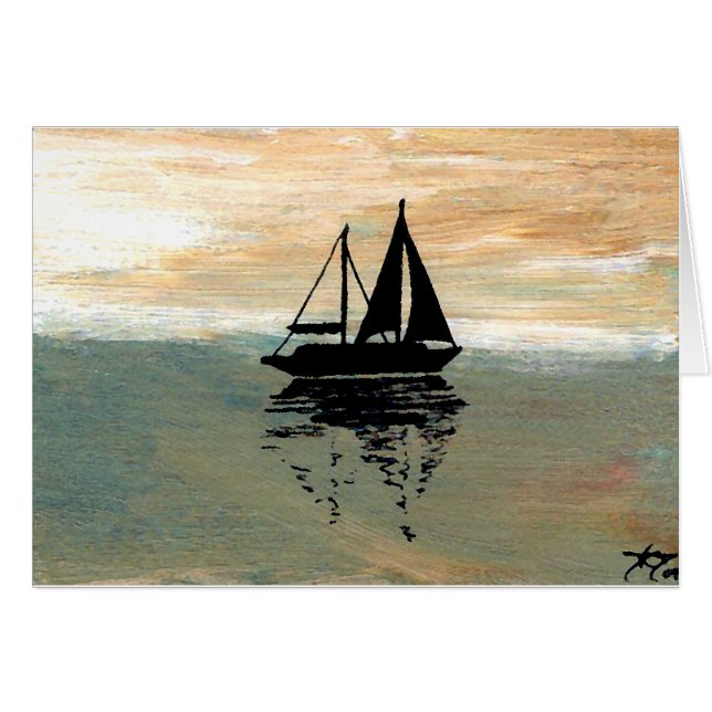 SailBoat Reflections CricketDiane Ocean Stuff (Front Horizontal)