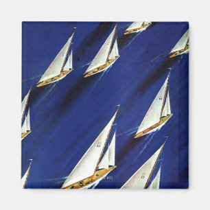 Sailboat Regatta by Ski Weld Magnet