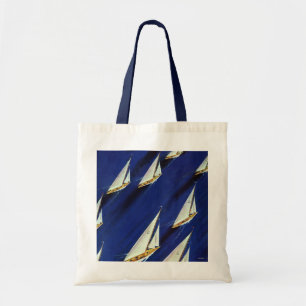 Sailboat Regatta by Ski Weld Tote Bag