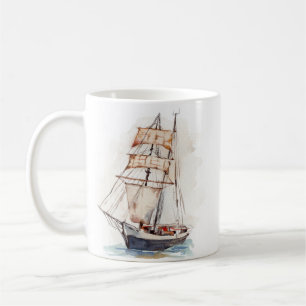 Sailboat. Sailboat Coffee Mug