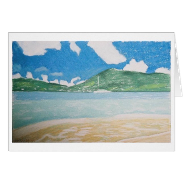 sailboat & seascape (Front Horizontal)