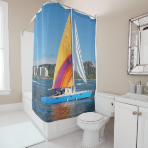 Sailboat Shower Curtain