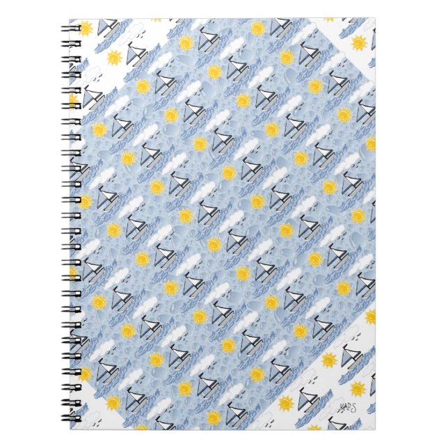 Sailboat Spiral Notebook (Front)