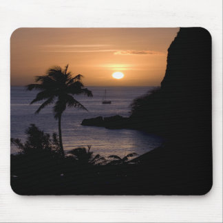 Sailboat Sunset Mousepad (Vertical)