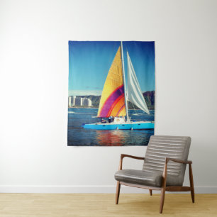 Sailboat Tapestry