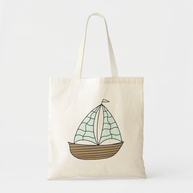 Sailboat Tote Bag (Front)