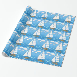 Sailboat Wrapping Paper