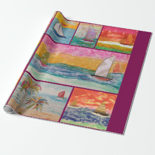Sailboat Wrapping Paper