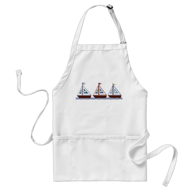 Sailboats Apron (Front)
