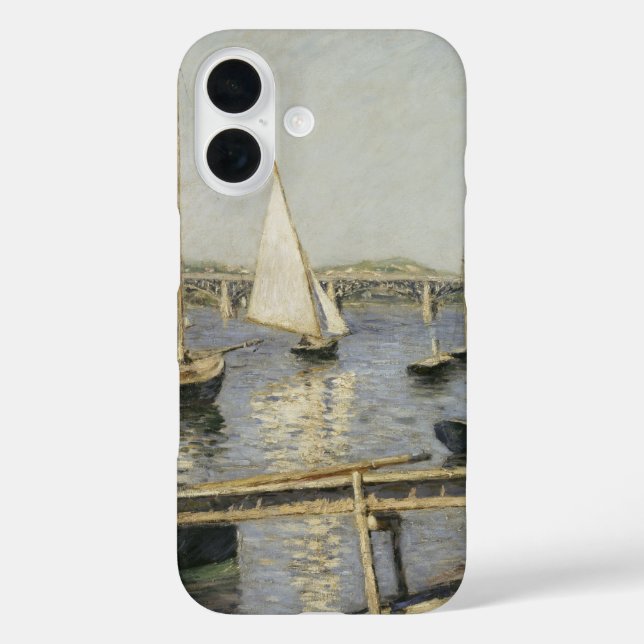 Sailboats at Argenteuil by Gustave Caillebotte Case-Mate iPhone Case (Back)