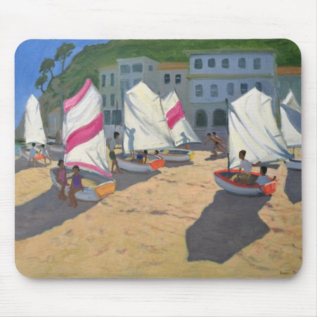 Sailboats Costa Brava 1999 Mouse Pad (Front)