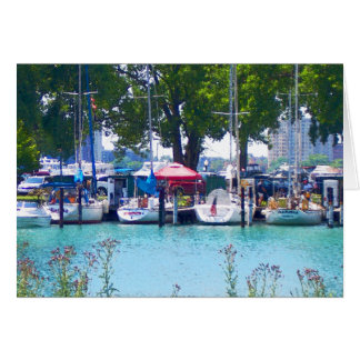 Sailboats In Dock