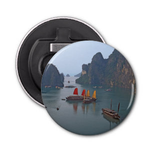 Sailboats in Ha Long Bay - Vietnam, Asia Bottle Opener