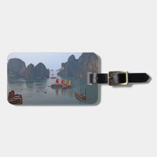 Sailboats in Ha Long Bay - Vietnam, Asia Luggage Tag