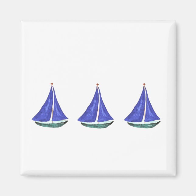 Sailboats Magnet (Front)