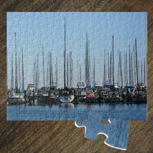 Sailboats Marina Photographic Nautical Jigsaw Puzzle (Creator Uploaded)