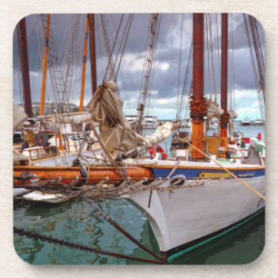 Sailboats Morred At Key West Coaster