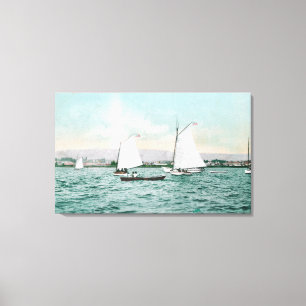 Sailboats off Alameda BeachAlameda, CA Canvas Print