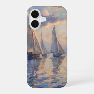 Sailboats on a Tranquil Bay iPhone 16 Case