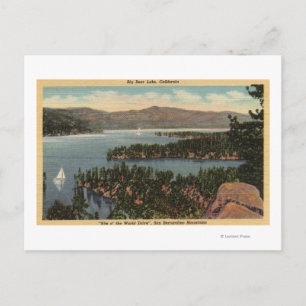 Sailboats on the Lake Postcard