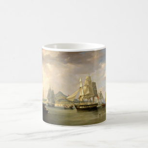 sailboats  painting 42 coffee mug
