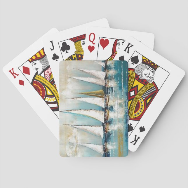 Sailboats Playing Cards (Back)