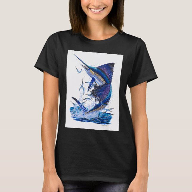 Sailfish and ballyhoo T-Shirt (Front)