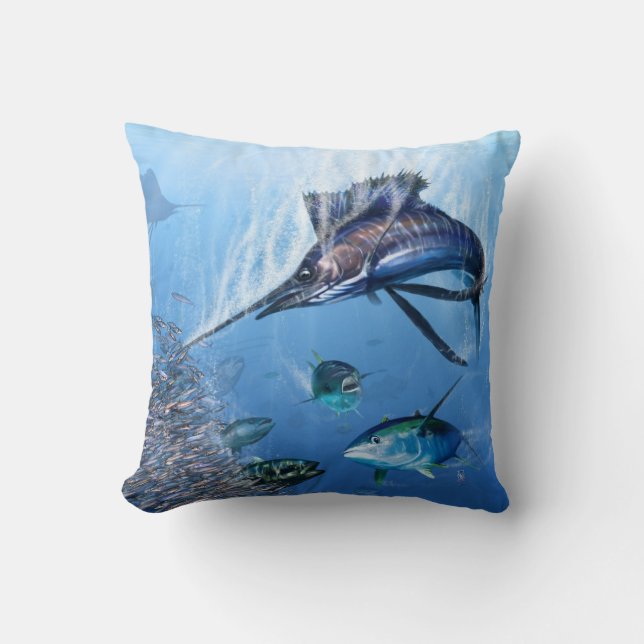Sailfish attack pillow (Front)