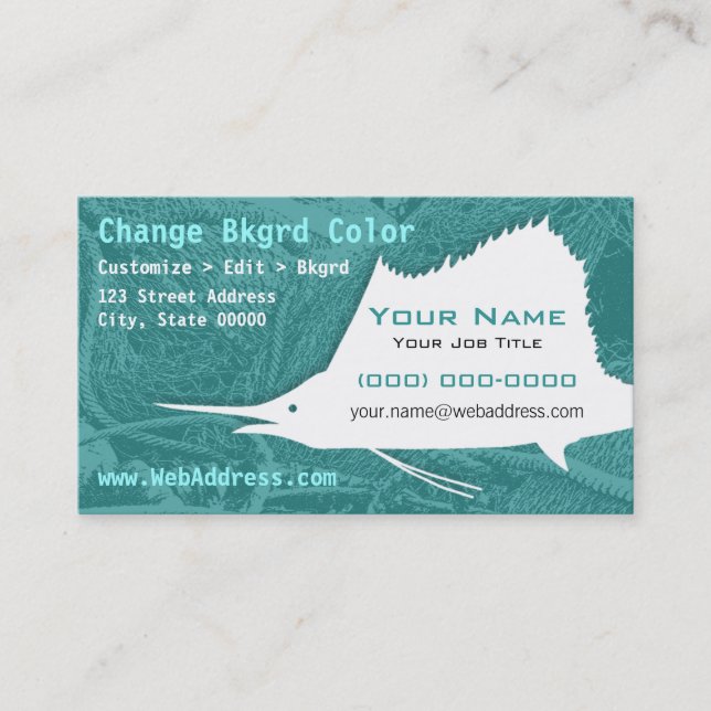 Sailfish Business Card (Front)