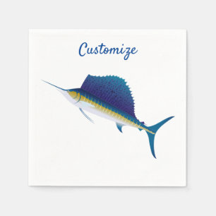 Sailfish Thunder_Cove  Napkin