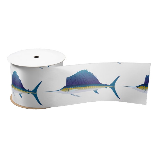 Sailfish Thunder_Cove Satin Ribbon (Spool)