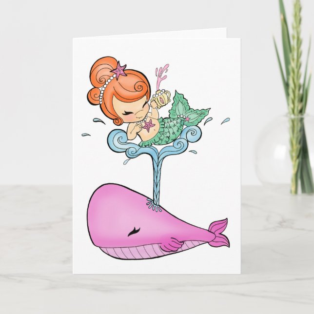 Sailin' With A Whale Card (Front)