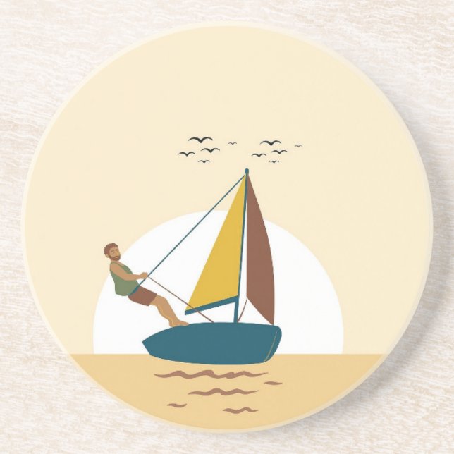 Sailing Adventure Coaster (Front)