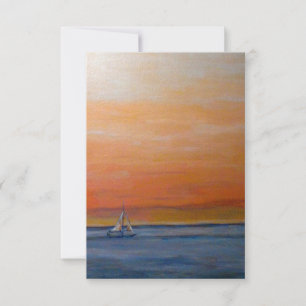 Sailing Along 3.5 x 5 Notecard