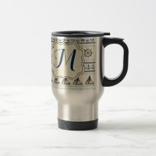 Sailing Anchor Nautical Rope 15 ounce coffee mug