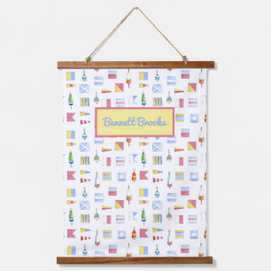 Sailing and Nautical Boys  Hanging Tapestry