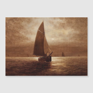 Sailing at Night (circa 1900) Elbridge Wesley Webb