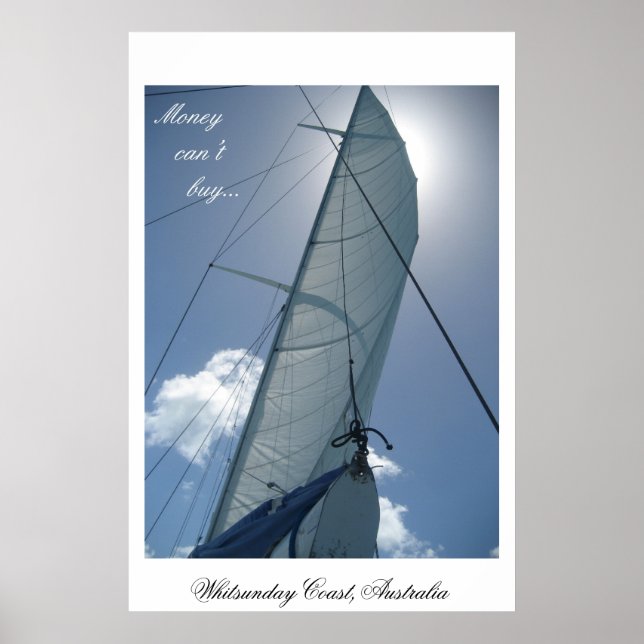 Sailing at Whitsunday Coast, Australia Poster (Front)