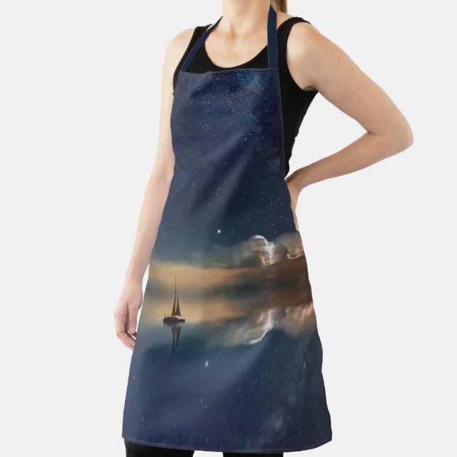 Sailing Away to the Clouds  Apron (Insitu)