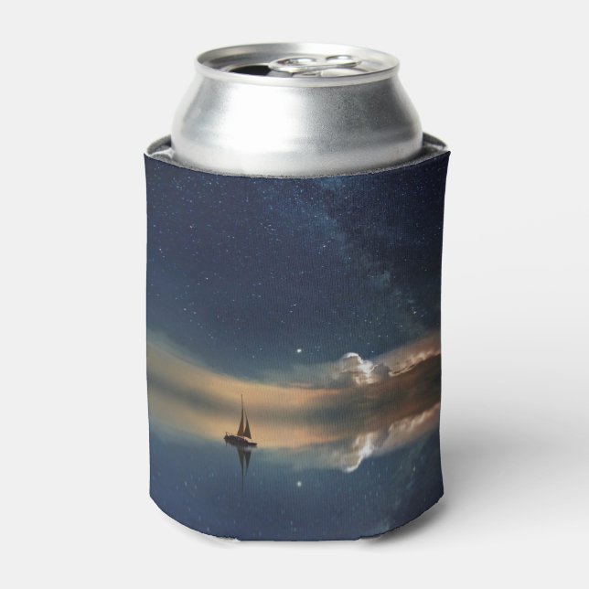 Sailing Away to the Clouds  Cufflinks Can Cooler (Can Front)