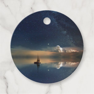 Sailing Away to the Clouds  Favour Tags